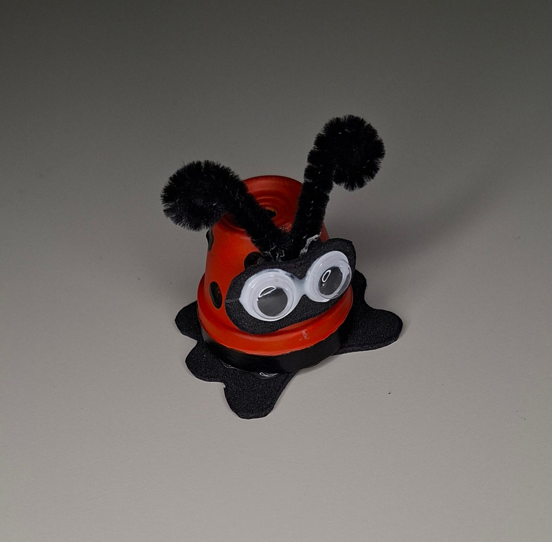 Marienkäfer aus einem Tontopf