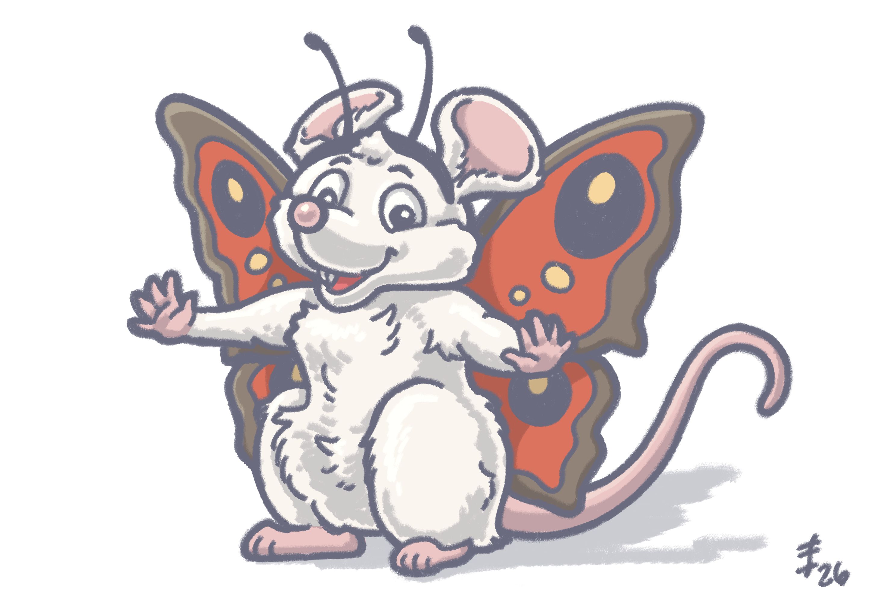 Bewegungsgeschichte Schmetterling