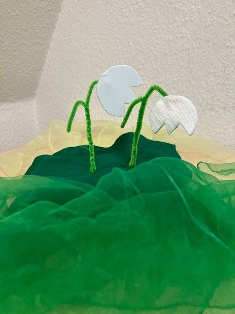 Wir basteln Schneeglöckchen -Projekt