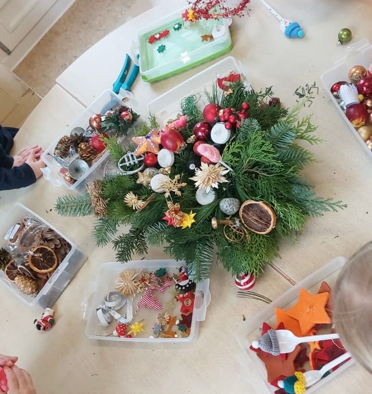 Adventsgesteck